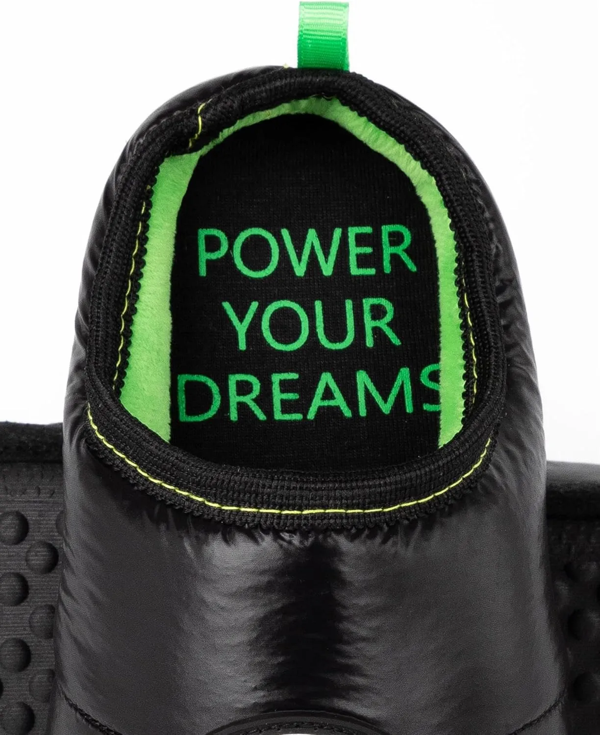 Xbox Slippers Boys Kids Teens Game Console Logo Green Black Shoes