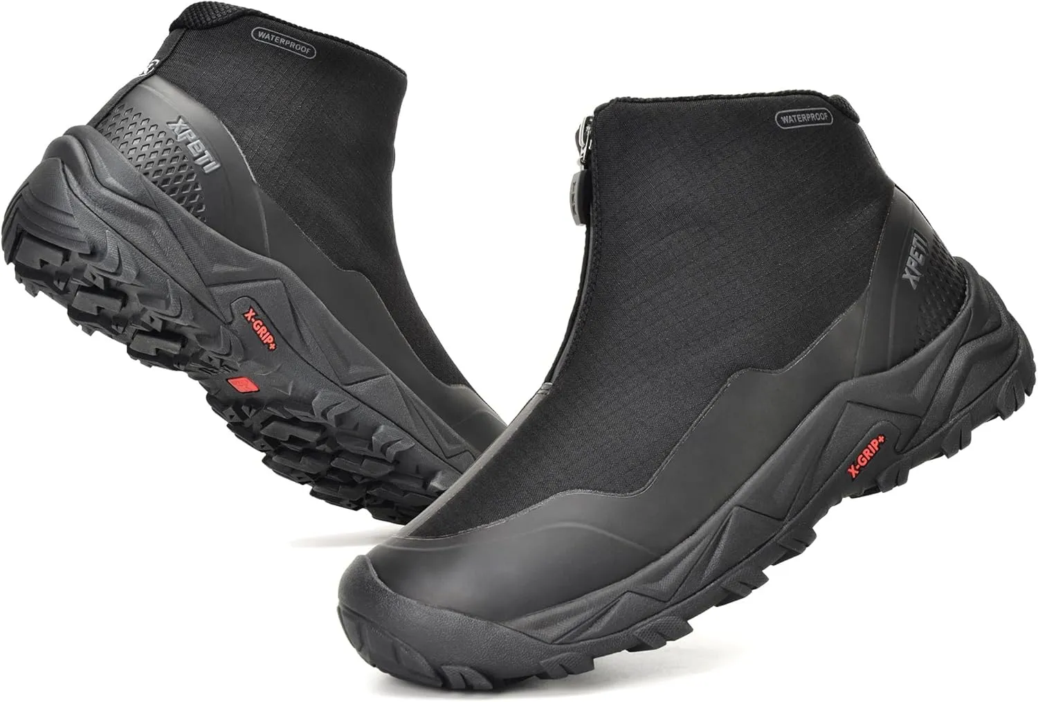 XPETI Men's Coldurban II Front Zip Waterproof Campsite Hiking Boots