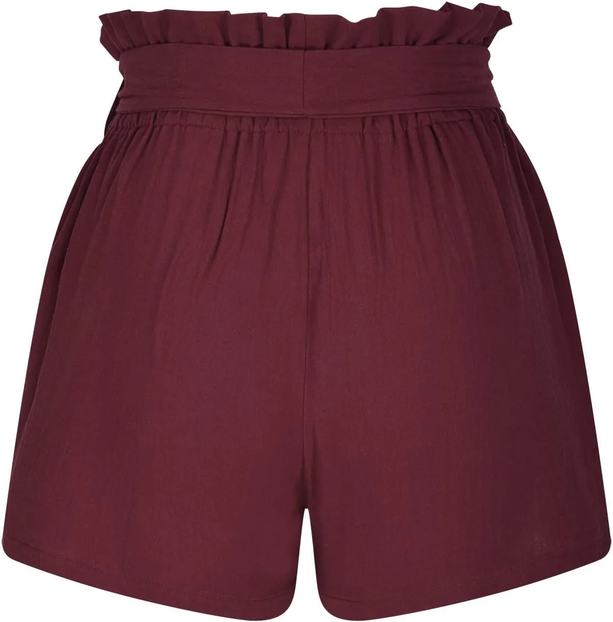 ZDRZK High Waist Paperbag Shorts for Women 2023 Casual Wide Leg Summer Cotton Linen Shorts with Pockets Trendy 2023